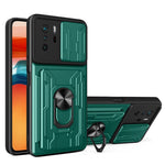 Custodia per telefono con custodia per fotocamera con slot per schede e supporto, For Xiaomi 11T, For Xiaomi Redmi Note 10 Pro, For Xiaomi Redmi 10