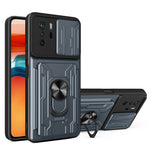 Custodia per telefono con custodia per fotocamera con slot per schede e supporto, For Xiaomi 11T, For Xiaomi Redmi Note 10 Pro, For Xiaomi Redmi 10