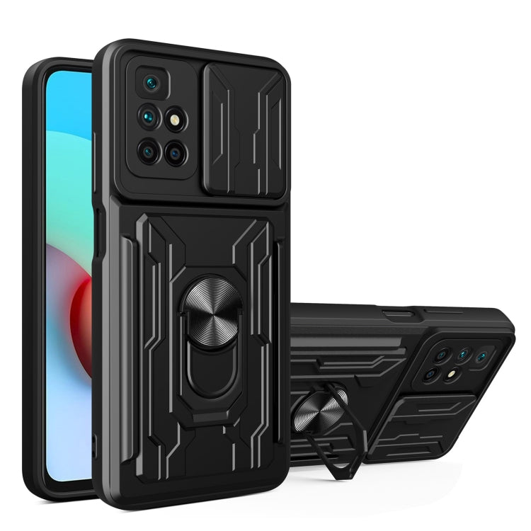 Custodia per telefono con custodia per fotocamera con slot per schede e supporto, For Xiaomi 11T, For Xiaomi Redmi Note 10 Pro, For Xiaomi Redmi 10