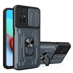Custodia per telefono con custodia per fotocamera con slot per schede e supporto, For Xiaomi 11T, For Xiaomi Redmi Note 10 Pro, For Xiaomi Redmi 10