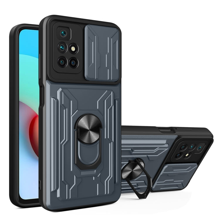 Custodia per telefono con custodia per fotocamera con slot per schede e supporto, For Xiaomi 11T, For Xiaomi Redmi Note 10 Pro, For Xiaomi Redmi 10