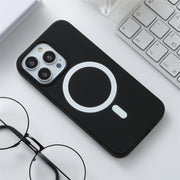 Custodia per telefono Magsafe in silicone, For iPhone 13 Pro Max, For iPhone 13 Pro, For iPhone 13, For iPhone 13 mini, For iPhone 12 Pro Max, For iPhone 12 / 12 Pro, For iPhone 12 mini