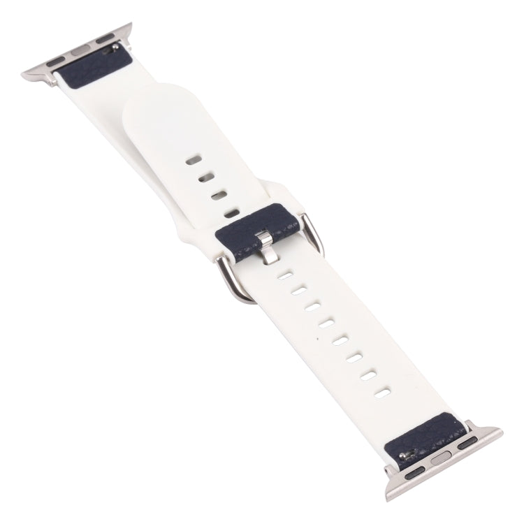 Cinturino in TPU Litchi per la serie Apple Watch, 7 41mm / 6&SE&5&4 40mm / 3&2&1 38mm, 7 45mm / 6&SE&5&4 44mm / 3&2&1 42mm