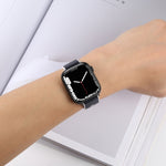 Cinturino in TPU Litchi per la serie Apple Watch, 7 41mm / 6&SE&5&4 40mm / 3&2&1 38mm, 7 45mm / 6&SE&5&4 44mm / 3&2&1 42mm