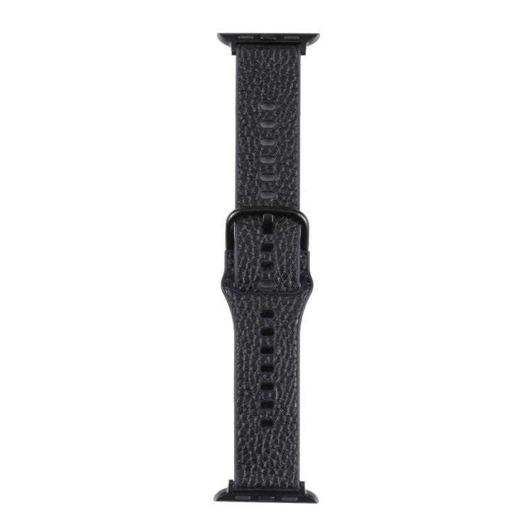 Cinturino in TPU Litchi per la serie Apple Watch, 7 41mm / 6&SE&5&4 40mm / 3&2&1 38mm, 7 45mm / 6&SE&5&4 44mm / 3&2&1 42mm