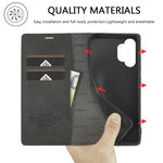 LC.IMEEKE Forte magnetismo opaco TPU + custodia in pelle PU, For Samsung Galaxy A32 4G