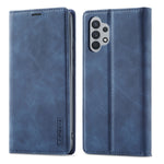 LC.IMEEKE Forte magnetismo opaco TPU + custodia in pelle PU, For Samsung Galaxy A32 4G