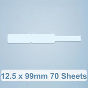 Adesivi di ordinamento del cavo dati con etichetta termica per NiiMbot D101 / D11, 12.5 x 99mm 70 Sheets Lucky You, 12.5 x 99mm 70 Sheets Mint Green, 12.5 x 99mm 70 Sheets Cyan Cloud