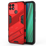 Punk Armor 2 in 1 PC + custodia per telefono antiurto in TPU con supporto invisibile, For Realme Narzo 50A, For OPPO Realme Narzo 50A, For Realme Narzo 50i, For OPPO Realme Narzo 50i