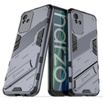 Punk Armor 2 in 1 PC + custodia per telefono antiurto in TPU con supporto invisibile, For Realme Narzo 50A, For OPPO Realme Narzo 50A, For Realme Narzo 50i, For OPPO Realme Narzo 50i