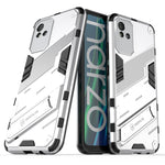 Punk Armor 2 in 1 PC + custodia per telefono antiurto in TPU con supporto invisibile, For Realme Narzo 50A, For OPPO Realme Narzo 50A, For Realme Narzo 50i, For OPPO Realme Narzo 50i
