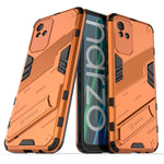 Punk Armor 2 in 1 PC + custodia per telefono antiurto in TPU con supporto invisibile, For Realme Narzo 50A, For OPPO Realme Narzo 50A, For Realme Narzo 50i, For OPPO Realme Narzo 50i