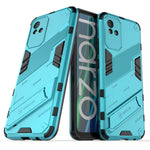 Punk Armor 2 in 1 PC + custodia per telefono antiurto in TPU con supporto invisibile, For Realme Narzo 50A, For OPPO Realme Narzo 50A, For Realme Narzo 50i, For OPPO Realme Narzo 50i