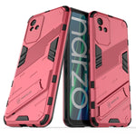 Punk Armor 2 in 1 PC + custodia per telefono antiurto in TPU con supporto invisibile, For Realme Narzo 50A, For OPPO Realme Narzo 50A, For Realme Narzo 50i, For OPPO Realme Narzo 50i