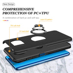 Custodia per telefono magnetica PC + TPU con supporto per anello invisibile, For Xiaomi Poco X3 NFC / X3, For Samsung Galaxy A13 5G