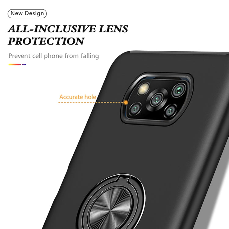 Custodia per telefono magnetica PC + TPU con supporto per anello invisibile, For Xiaomi Poco X3 NFC / X3, For Samsung Galaxy A13 5G