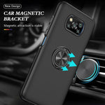 Custodia per telefono magnetica PC + TPU con supporto per anello invisibile, For Xiaomi Poco X3 NFC / X3, For Samsung Galaxy A13 5G