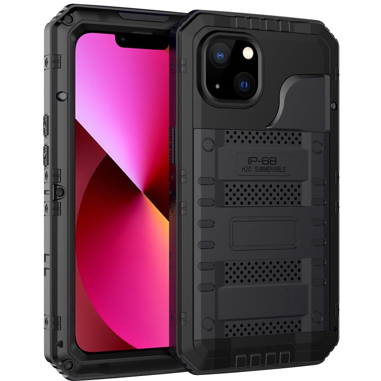 Custodia antiurto metallo e silicone per iPhone 13 Pro Max