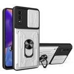 Custodia per telefono con custodia per fotocamera con slot per schede e supporto, For Samsung Galaxy A02 / M02, For Samsung Galaxy A32, For Samsung Galaxy S20 FE