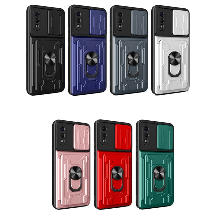 Custodia per telefono con custodia per fotocamera con slot per schede e supporto, For Samsung Galaxy A02 / M02, For Samsung Galaxy A32, For Samsung Galaxy S20 FE