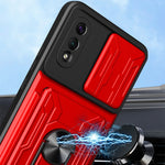Custodia per telefono con custodia per fotocamera con slot per schede e supporto, For Samsung Galaxy A02 / M02, For Samsung Galaxy A32, For Samsung Galaxy S20 FE