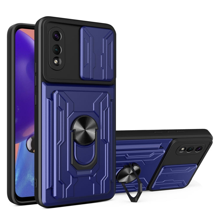 Custodia per telefono con custodia per fotocamera con slot per schede e supporto, For Samsung Galaxy A02 / M02, For Samsung Galaxy A32, For Samsung Galaxy S20 FE