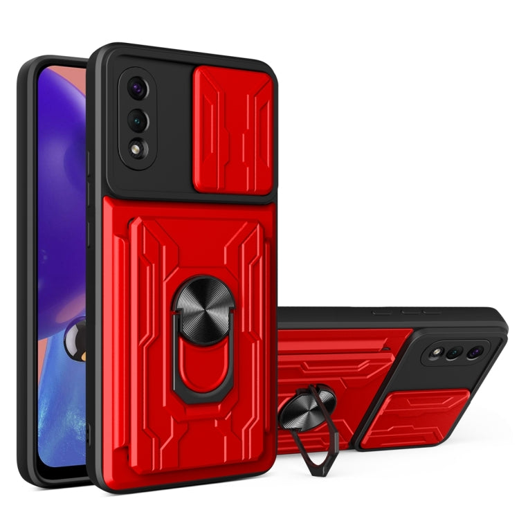 Custodia per telefono con custodia per fotocamera con slot per schede e supporto, For Samsung Galaxy A02 / M02, For Samsung Galaxy A32, For Samsung Galaxy S20 FE