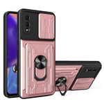 Custodia per telefono con custodia per fotocamera con slot per schede e supporto, For Samsung Galaxy A02 / M02, For Samsung Galaxy A32, For Samsung Galaxy S20 FE