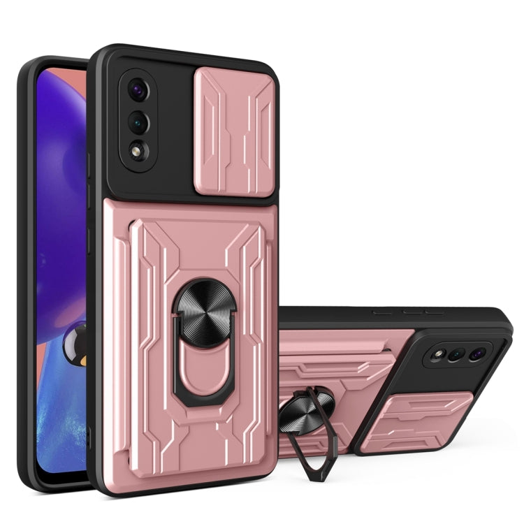 Custodia per telefono con custodia per fotocamera con slot per schede e supporto, For Samsung Galaxy A02 / M02, For Samsung Galaxy A32, For Samsung Galaxy S20 FE