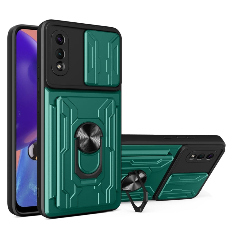 Custodia per telefono con custodia per fotocamera con slot per schede e supporto, For Samsung Galaxy A02 / M02, For Samsung Galaxy A32, For Samsung Galaxy S20 FE