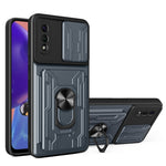 Custodia per telefono con custodia per fotocamera con slot per schede e supporto, For Samsung Galaxy A02 / M02, For Samsung Galaxy A32, For Samsung Galaxy S20 FE