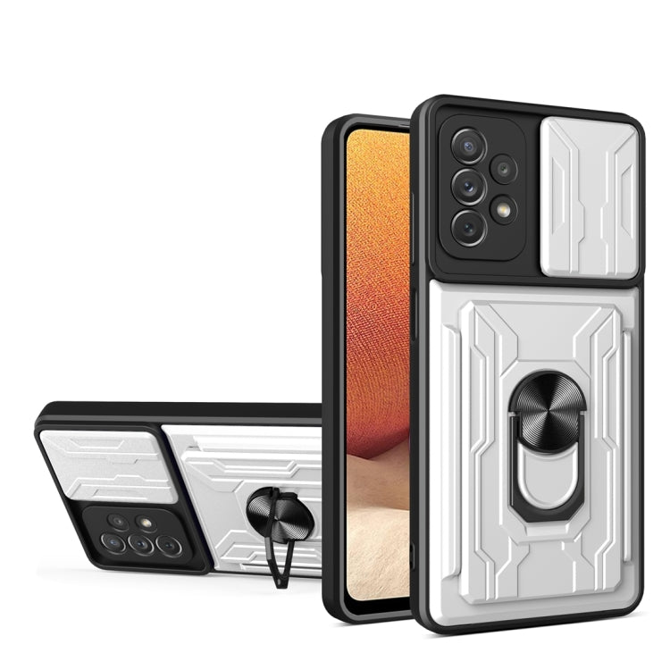 Custodia per telefono con custodia per fotocamera con slot per schede e supporto, For Samsung Galaxy A02 / M02, For Samsung Galaxy A32, For Samsung Galaxy S20 FE