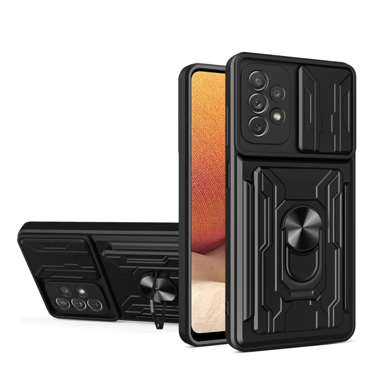 Custodia per telefono con custodia per fotocamera con slot per schede e supporto, For Samsung Galaxy A02 / M02, For Samsung Galaxy A32, For Samsung Galaxy S20 FE