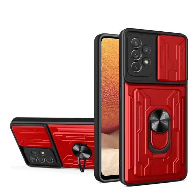 Custodia per telefono con custodia per fotocamera con slot per schede e supporto, For Samsung Galaxy A02 / M02, For Samsung Galaxy A32, For Samsung Galaxy S20 FE