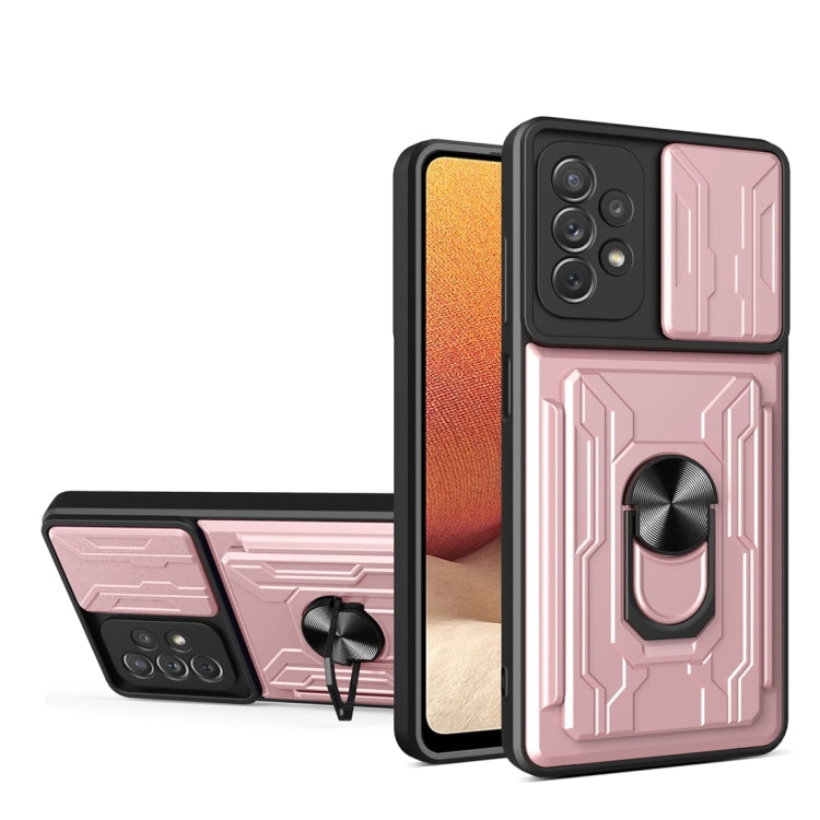 Custodia per telefono con custodia per fotocamera con slot per schede e supporto, For Samsung Galaxy A02 / M02, For Samsung Galaxy A32, For Samsung Galaxy S20 FE