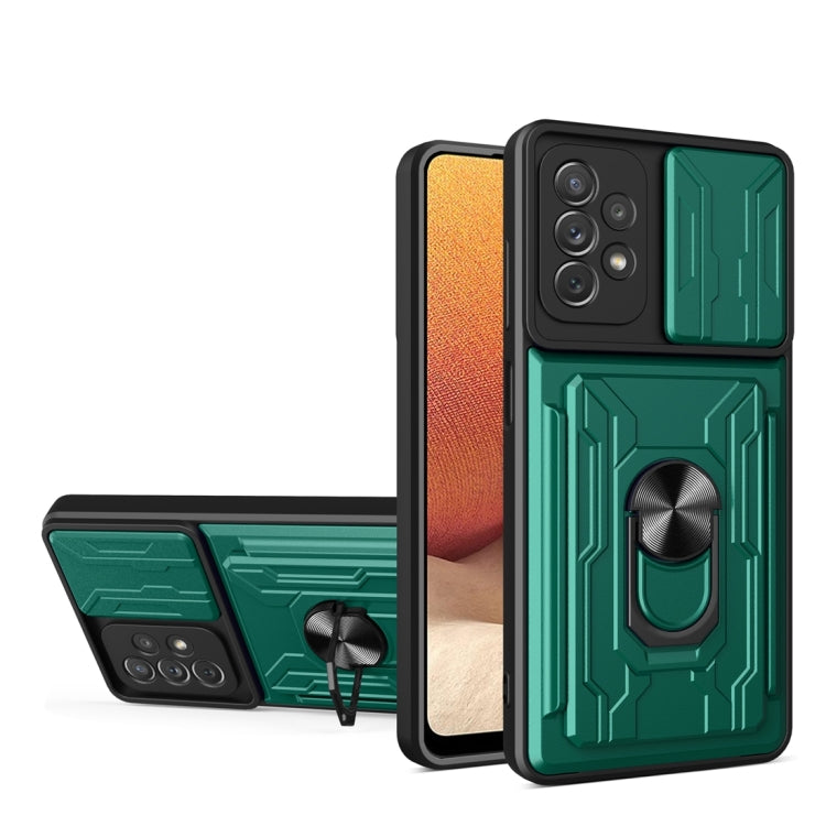 Custodia per telefono con custodia per fotocamera con slot per schede e supporto, For Samsung Galaxy A02 / M02, For Samsung Galaxy A32, For Samsung Galaxy S20 FE