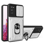 Custodia per telefono con custodia per fotocamera con slot per schede e supporto, For Samsung Galaxy A02 / M02, For Samsung Galaxy A32, For Samsung Galaxy S20 FE