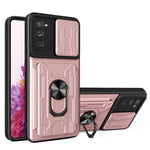 Custodia per telefono con custodia per fotocamera con slot per schede e supporto, For Samsung Galaxy A02 / M02, For Samsung Galaxy A32, For Samsung Galaxy S20 FE