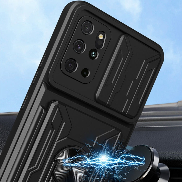 Custodia per telefono con custodia per fotocamera con slot per schede e supporto, For Samsung Galaxy S20+, For Samsung Galaxy S21 Ultra 5G, For Samsung Galaxy A02s EU Version