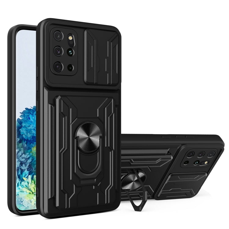 Custodia per telefono con custodia per fotocamera con slot per schede e supporto, For Samsung Galaxy S20+, For Samsung Galaxy S21 Ultra 5G, For Samsung Galaxy A02s EU Version