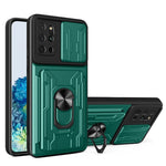 Custodia per telefono con custodia per fotocamera con slot per schede e supporto, For Samsung Galaxy S20+, For Samsung Galaxy S21 Ultra 5G, For Samsung Galaxy A02s EU Version