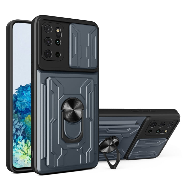 Custodia per telefono con custodia per fotocamera con slot per schede e supporto, For Samsung Galaxy S20+, For Samsung Galaxy S21 Ultra 5G, For Samsung Galaxy A02s EU Version