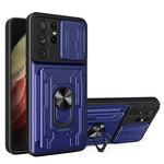 Custodia per telefono con custodia per fotocamera con slot per schede e supporto, For Samsung Galaxy S20+, For Samsung Galaxy S21 Ultra 5G, For Samsung Galaxy A02s EU Version