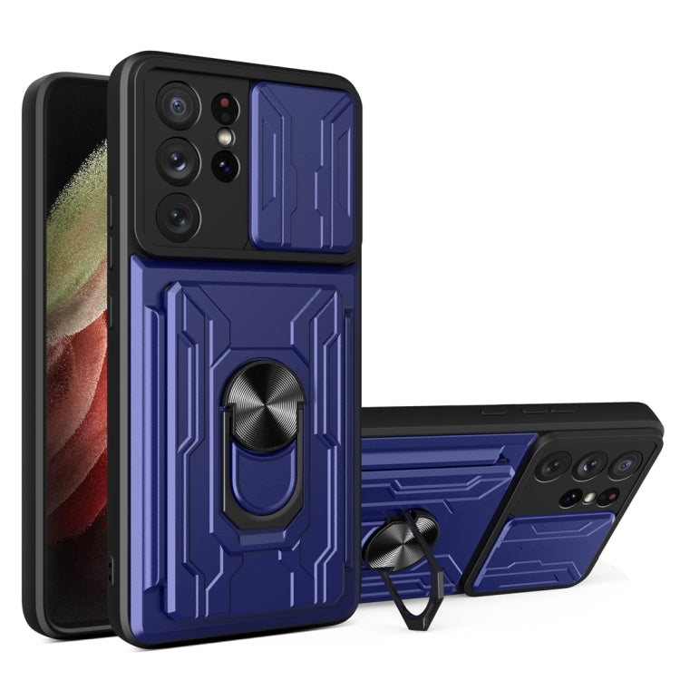 Custodia per telefono con custodia per fotocamera con slot per schede e supporto, For Samsung Galaxy S20+, For Samsung Galaxy S21 Ultra 5G, For Samsung Galaxy A02s EU Version