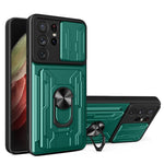 Custodia per telefono con custodia per fotocamera con slot per schede e supporto, For Samsung Galaxy S20+, For Samsung Galaxy S21 Ultra 5G, For Samsung Galaxy A02s EU Version