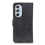 KHAZNEH Custodia per cellulare in pelle con vibrazione orizzontale a trama retrò, For Motorola Edge X30, For Samsung Galaxy A73 5G, For vivo Y76 5G / Y76s 5G