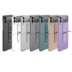 Custodia per telefono Ring PC spruzzata d'olio, For Samsung Galaxy Z Flip3 5G