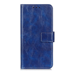 Custodia per cellulare in pelle a vibrazione orizzontale con struttura retrò Crazy Horse, For OPPO Reno7 5G, For OPPO Reno7 Pro 5G