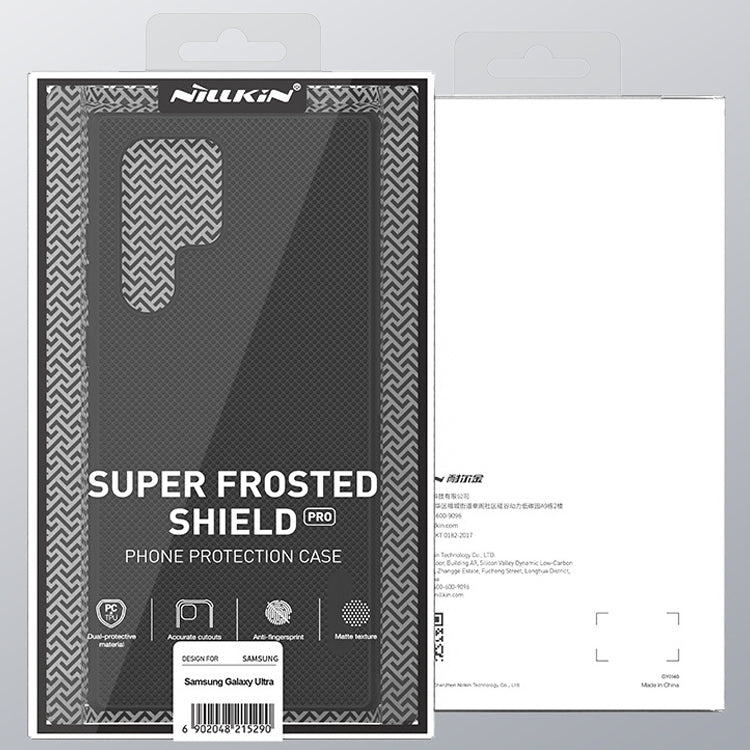 NILLKIN Super Frosted Shield Pro Custodia per PC + TPU, For Samsung Galaxy S22 5G, For Samsung Galaxy S22+ 5G, For Samsung Galaxy S22 Ultra 5G