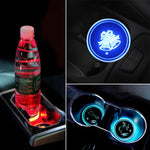 Auto Acrilico Colorato Caricatore USB Tazza di Acqua Scanalatura LED Atmosfera Luce, Bell, Santa Claus, Christmas Deer, Christmas Hat, Christmas Tree, Christmas, Glove, Socks, Snowflake, English Deer, English Christmas, English Tree